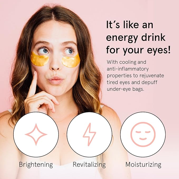 grace & stella Award-Winning Mothers Day Gifts for Mom, Birthday Gifts for Women - Travel Essentials with Gold Eye Masks, Hyaluronic Acid Serum & Rose Spray - Vegan Skin Care Set - Bachelorette Party