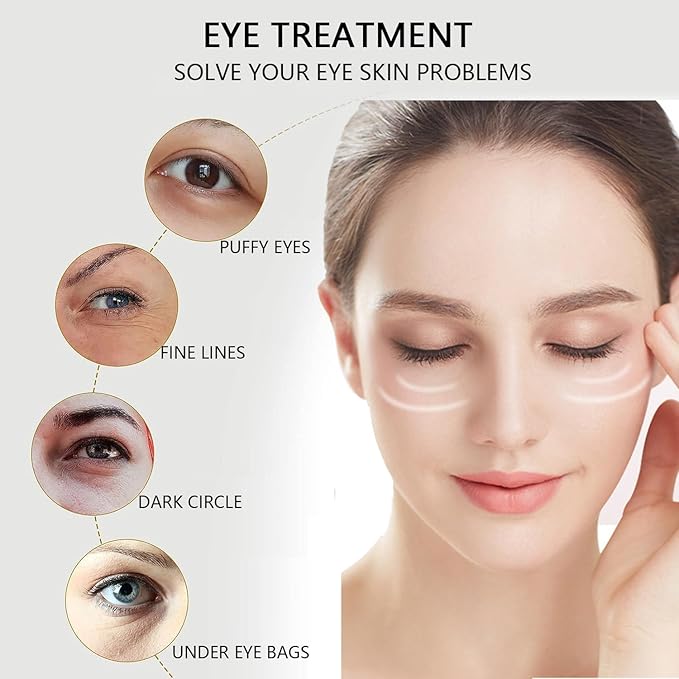 Professional Caffeine Eye Masks, Under Eye Patches for Puffy Eyes, Eye Masks for Dark Circle, Wrinkles and Fine Lines, Rejuvenating and Refreshing Eye Masks with Caffeine