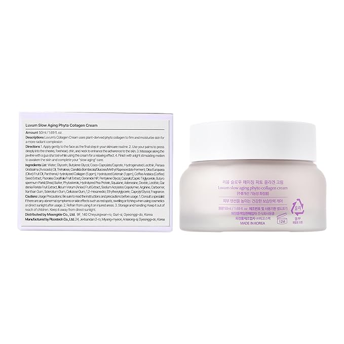 Slow Aging Phyto Collagen Cream, Plant-Based Collagen, Night Cream, 1.69 fl. oz