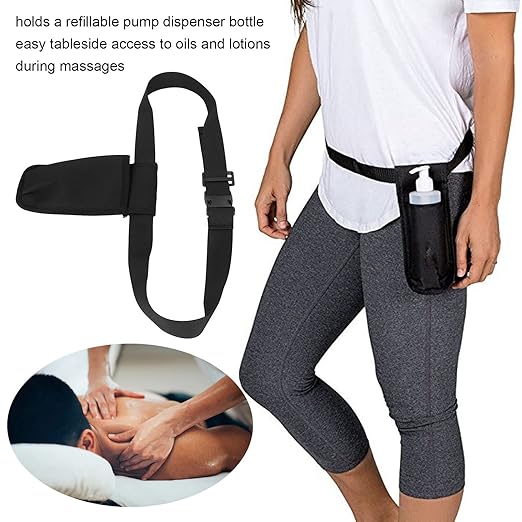 Portable Single Massage Oil Bottle Holster with Adjustable Length for Masseuses and Perfumers,Health Care