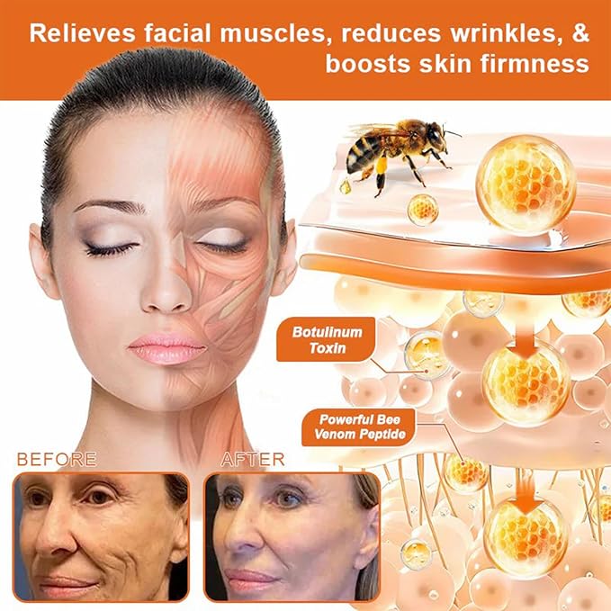 Botox Bee Venom Firming Serum Stick, Advanced Firming & Wrinkle-Reducing Cream, Bee Venom Wrinkle Remover Cream, Bee Venom Firming Serum Stick, Hydrates & Nourishes Skin (2PCS)
