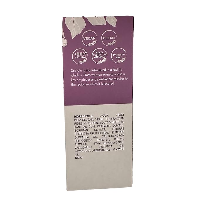 Cedrela Anti-aging Serum Day Night Anti-wrinkle prebiotics probiotics Naturak bakuchiol acai bio emulsion cacay oil plumps skin antioxidant vegan paraben-free 1 oz Suero antiedad probioticos