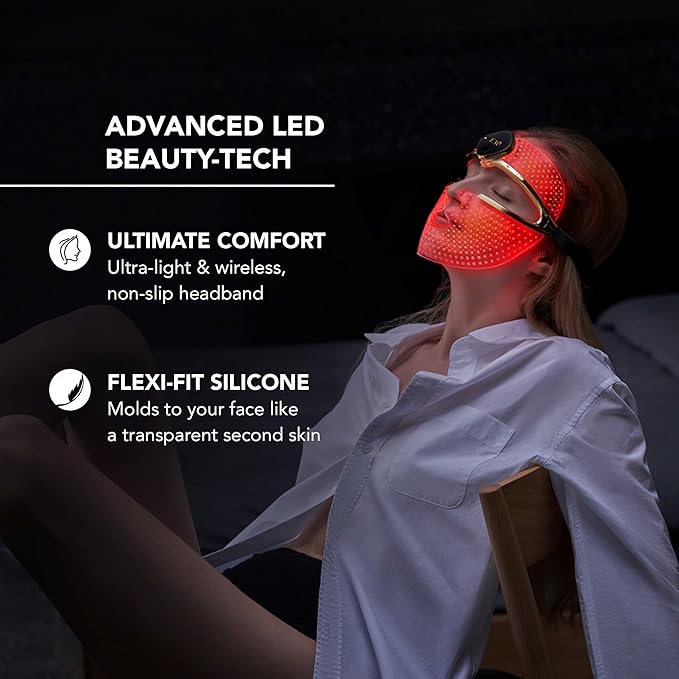 FAQ 202 Advanced 8 color Light Facemask Glass Skin Collagen Face Mask Bundle – Hydrating Skincare – Calming & Balancing Face Masks Skincare