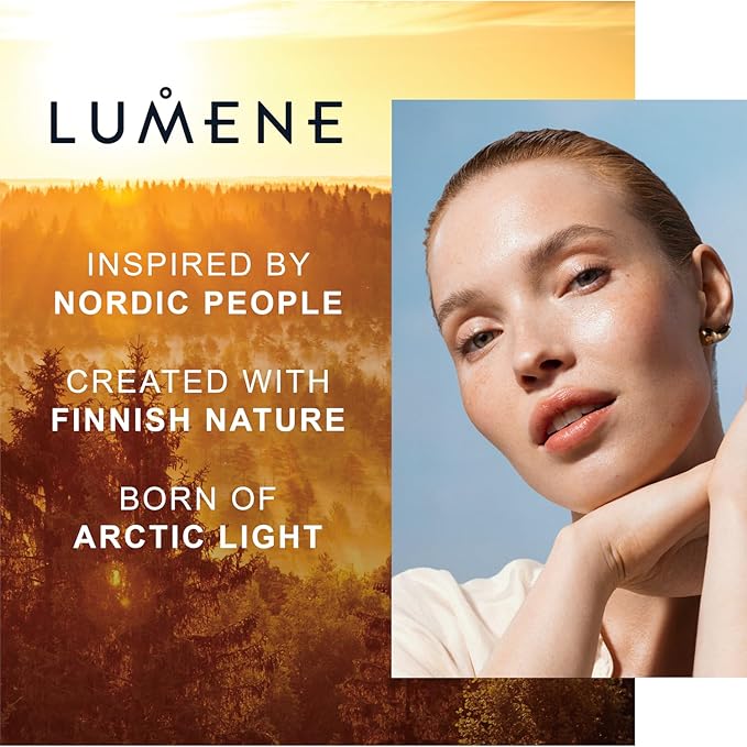 Lumene Birch Dew Hydration Gift Set - Holiday Skin Care Set with Hydrating Facial Moisturizer & Face Serum Enriched with Arctic Spring Water & Hyaluronic Acid - Suitable for All Skin Types (2 Count)