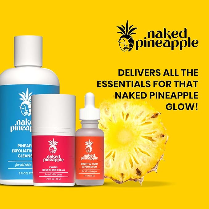Starter Kit - Skincare Trio with Cleanser, Radiance & Tight Serum, and Nourishing Cream for Hydrated, Firm & Glowing Skin