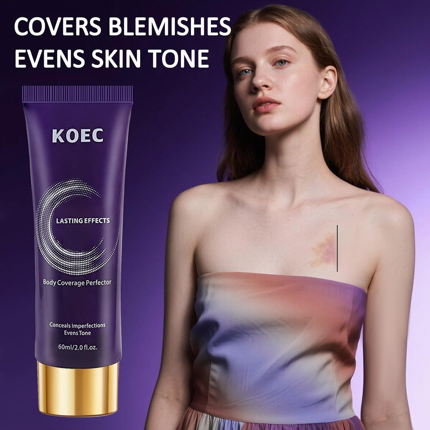 Leg Makeup Waterproof - Coverage for Scars & Blemishes, No Transfer, Lightweight & Long-Lasting, Natural Radiance (01)