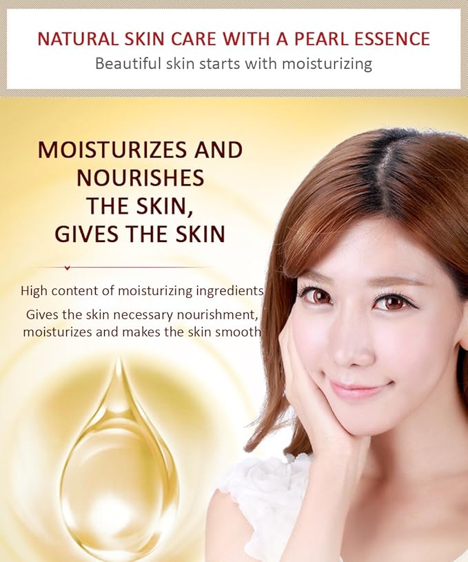 BIOAOUA Pure Pearls Skin Silky Flawless Refreshing Eye Cream Essence Beautiful Moisturized Skin Oil Control 35g