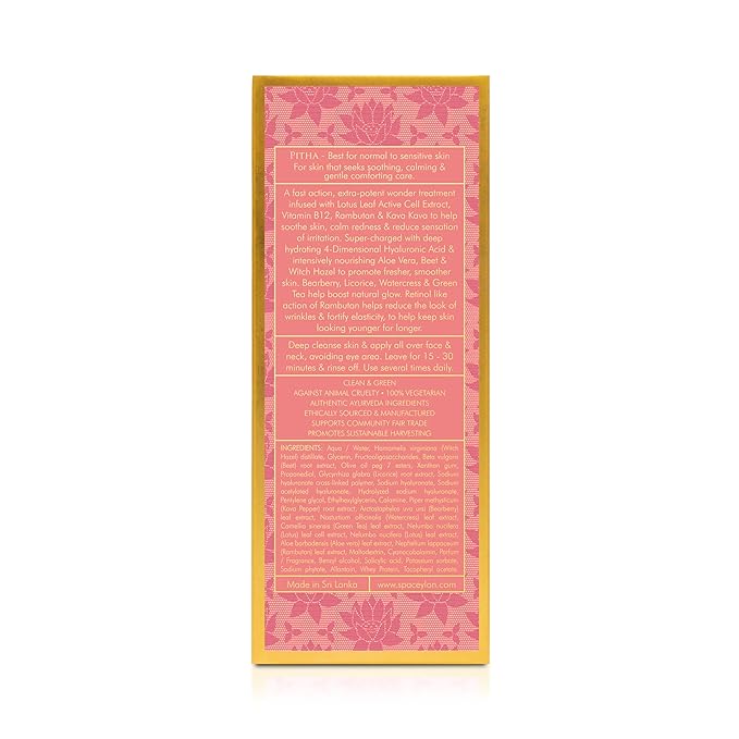 SPA CEYLON Lotus & Rambutan Ultra-Hydrating Day & Night Treatment | Natural Formula | Night Moisturizer for Face | Daily Face Moisturizer | For Sensitive Skin | 50ml