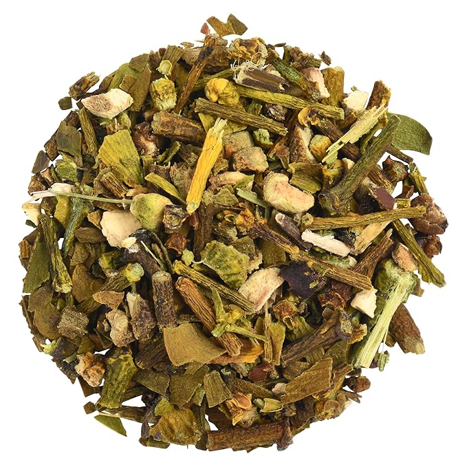 Biokoma Pure and Organic Mistletoe Dried Herb 100g (3.55oz) In Resealable Moisture Proof Pouch, USDA Certified Organic - Herbal Tea, No Additives, No Preservatives, No GMO, Kosher