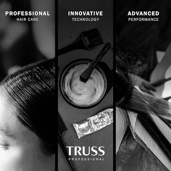 TRUSS Repairing Hair Serum - Shock Repair Hair Care for Damaged Strands - Highly Concentrated for Split End Repair & Protection - Weekly Reconstructing Treatment for Hydration & Strength (4 Ampoules)