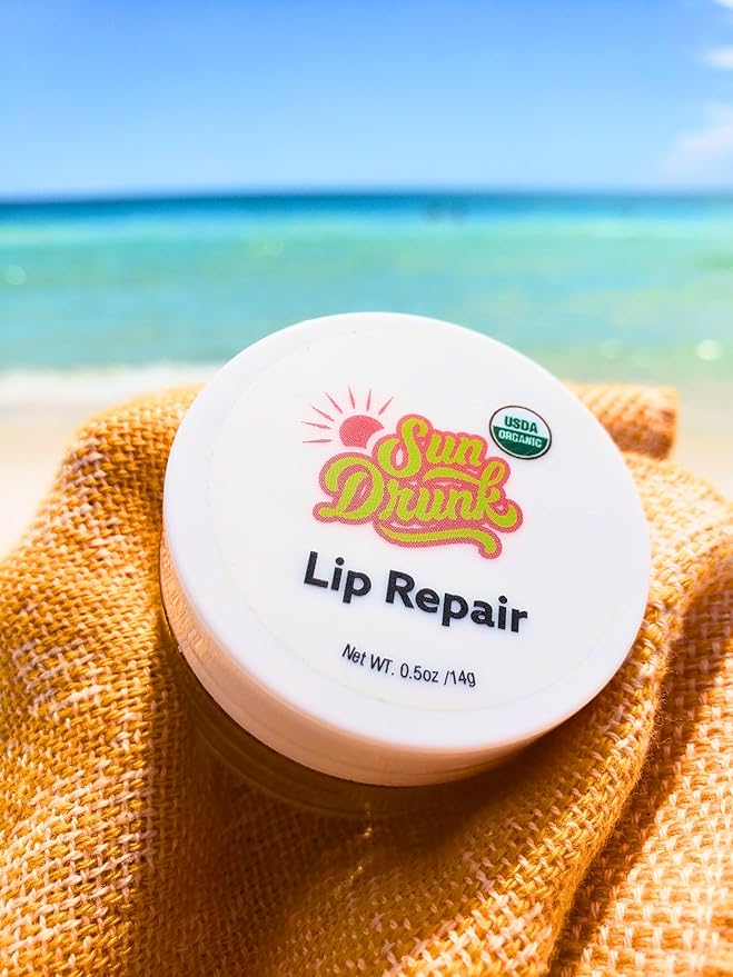All Natural Lip Balm Hydrating - 0.5 oz Moisturizing Lip Repair for Dry Cracked Lips, Chapped Lips Moisturizer for Women with Shea Butter, Antioxidants & Plant-Based Oils, Certified Organic, Unscented