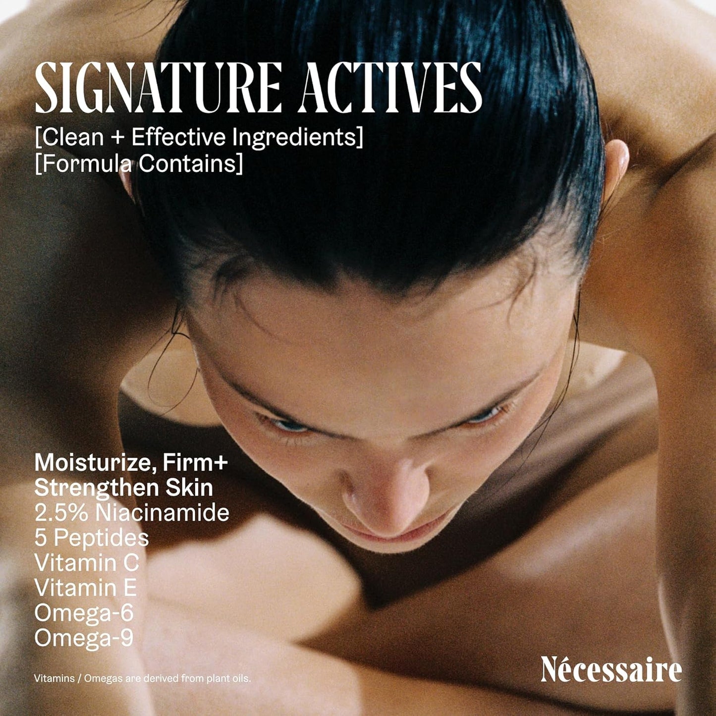 Nécessaire The Body Lotion with Pump – Olibanum Scented Body Moisturizer with Peptides, Niacinamide, Vitamins C/E & Omega 6/9 – Firming Daily Hydration – Dermatologist-Tested, Vegan – 15.2 oz