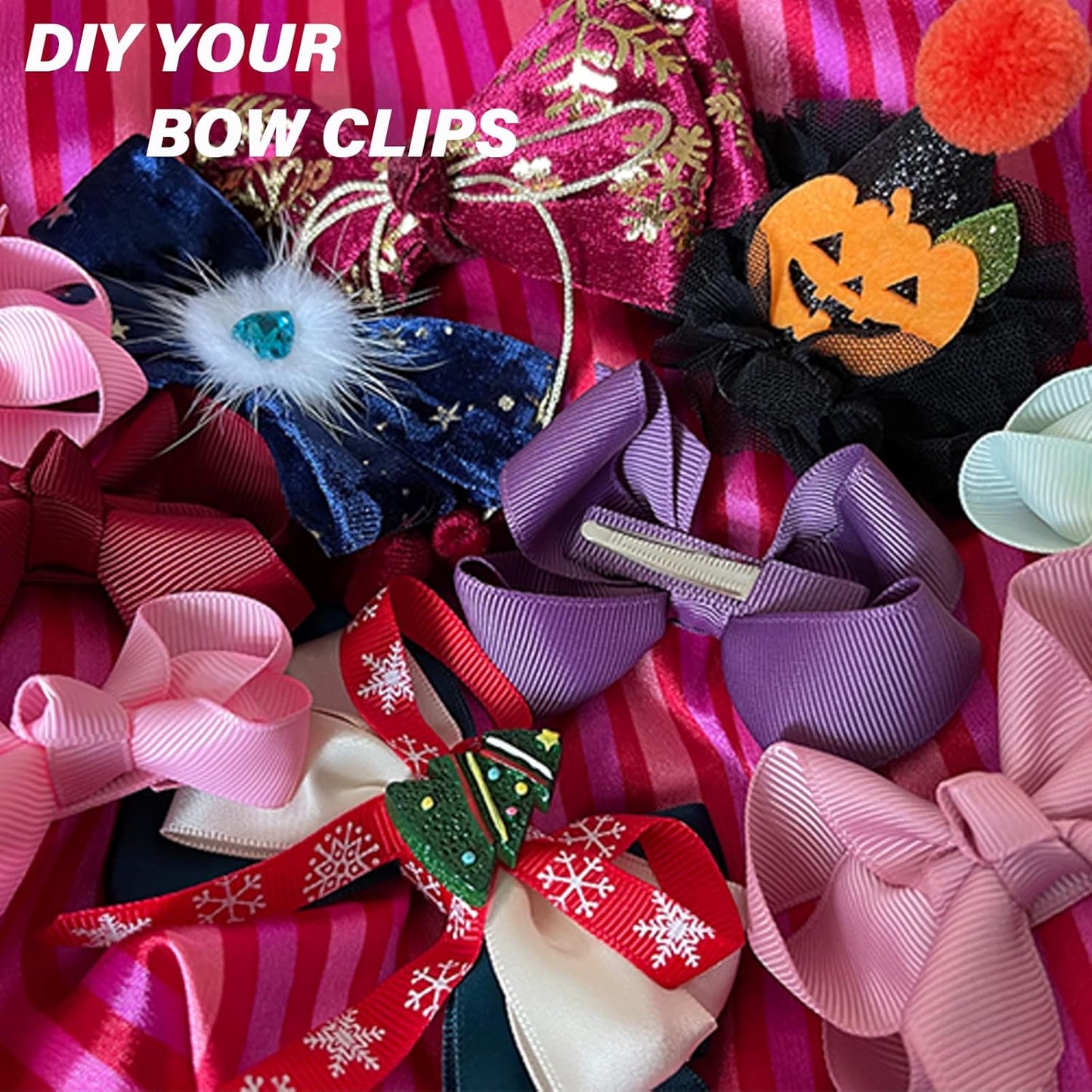 120Pcs Alligator Hair Bows Clips for Crafts,(4.5cm/1.77") DIY Bow Clips Bulk, Gator Metal Clip, Hairdresser Clips for Bow Making, Large Plain Clips Supplies 1.77" Dreadlock Dreads Retwist