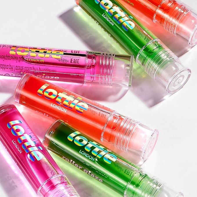 Roller Glaze in O.J., color changing nourishing lip oil which adapts to the natural pH in your lips