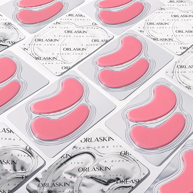 Under Eye Patches,30 Pairs Eye Mask Skin care for Dark Circles, Puffy Eyes, Under eye Bags,Wrinkles,Eye Treatment Skin Care for Men & Women Gift (Rose)