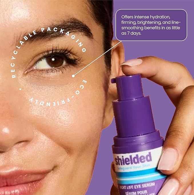 Beauty Night Life Eye Serum Live Probiotic + Hyaluronic Acid Hydrating Skin-Nourishing Overnight Serum Treatment for Dry Skin, 15ml
