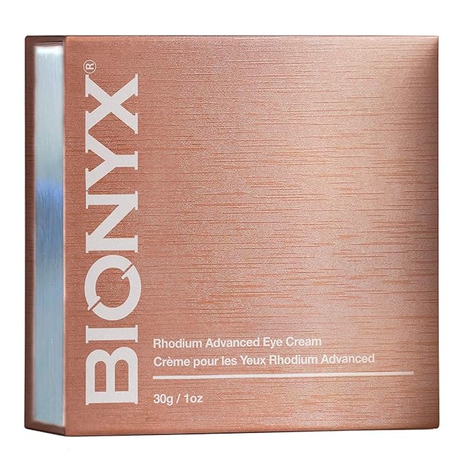 Bionyx Rhodium Under Eye Cream for Wrinkles, Puffiness, Bags - Anti Wrinkle - Hydrating, Moisturizing - 1 Oz