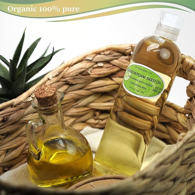 Dr Adorable - 12 oz - Meadowfoam Seed Oil - 100% Pure Natural Organic Cold Pressed