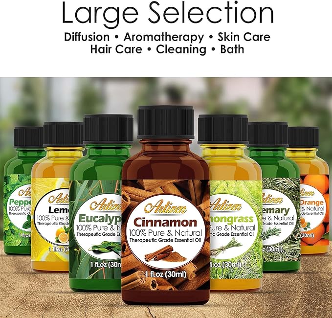 Artizen Head Relief Blend Essential Oil (100% Pure & Natural - Undiluted) Therapeutic Grade - Huge 1oz Bottle - Perfect for Aromatherapy, Relaxation, Skin Therapy & More!