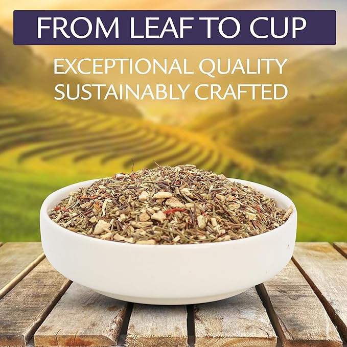 Birdsong Orange Sugarbird: Organic Green Rooibos Herbal Teas, Light and Refreshing Caffeine Free Tea with 100% Natural Sweet Creamy Flavor and Health Benefits, Decaffeinated Honeybush Loose Leaf