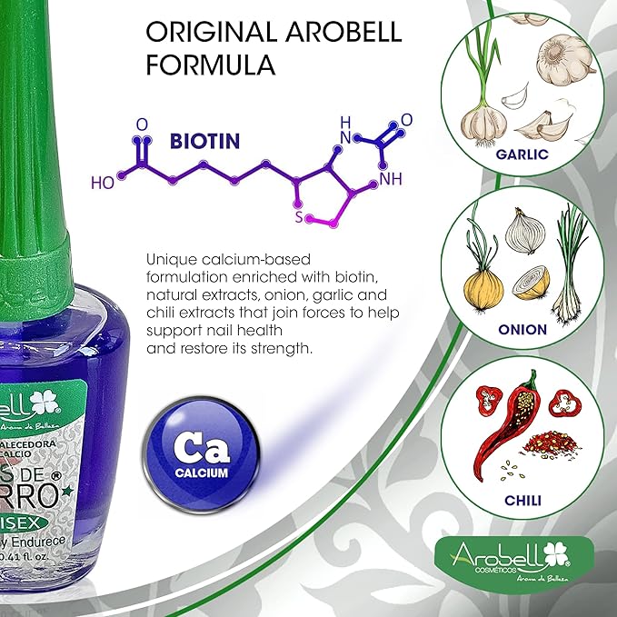Nail Strengthener Iron Nails Nail Hardener for Damaged & Brittle Nails Clear Nail Polish for Growth & Protection