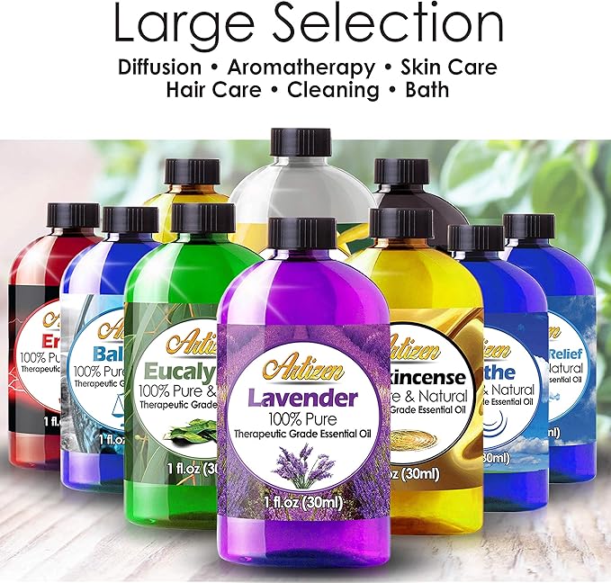 Artizen - 30ml Helichrysum Essential Oil - 100% Pure and Natural Helichrysum Oil for Hair Care, Home Diffusers, Skin, Aromatherapy, Massage and Humidifiers - 1 Fluid Ounce