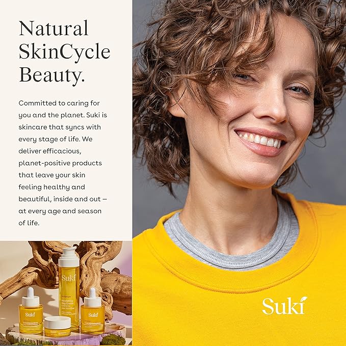 Suki Skincare Eye Lift Renewal Cream - Day - With Resveratrol, Caffeine, & Vitamin C - Helps Firm, Brighten, & Nourish Delicate Under-Eye Skin - 15 ml