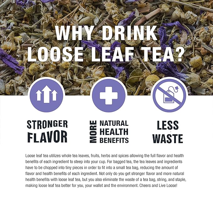 Tiesta Tea - Ginger Sweet Peach, Loose Leaf Spicy Peach Herbal Tea, Non-Caffeinated, Hot & Iced Tea, 2.2 oz Pouch - 25 Cups, Natural Flavored, Stress Relief, Herbal Tea Loose Leaf Blend (Pack of 3)