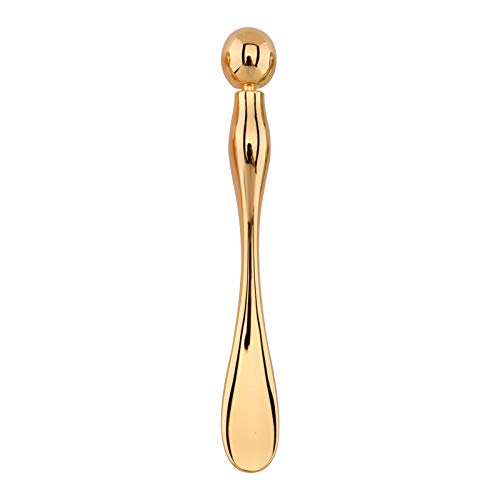 WOIWO 1 PCS Metal Cosmetics Dipping Spoon Cream Shovel Spoon Beauty Mask Small Spoon Eye Cream Stick (rose gold)