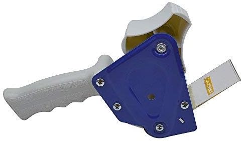 Tape King Packing Tape Dispenser Gun - Handheld Tape Gun with 2 Bonus Clear Packaging Tape (2 Inch Wide) - Shipping Tape for Sealing, Storing, and Moving Boxes, 2 Pack
