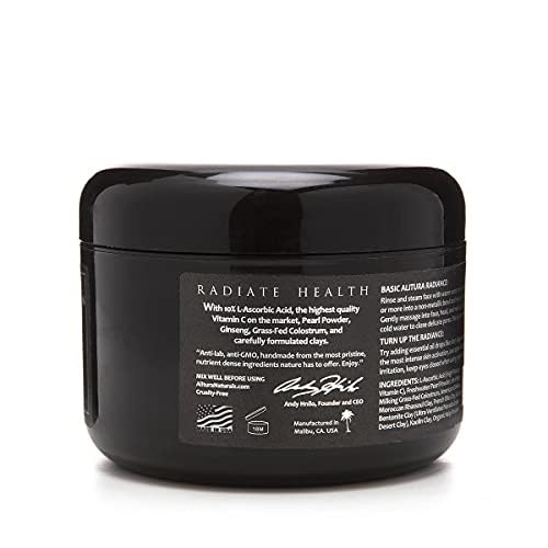 Alitura Clay Face Mask Skin Care – Facial Mask to Exfoliate, Cleanse & Moisturize – Cruelty-Free Clay Mask w/Vitamin C & Pearl Powder – Hydrating Face Masks for All Skin Types (7.1 oz)