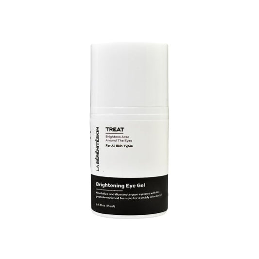 Brightening Eye Gel | Under Eye Brightener Gel For Puffy Eyes with Peptides | Soothing Eye Gel for Eye Care, Dark Circles, Fine Lines and Wrinkles - 0.5 fl oz