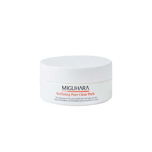 Refining Pore Clear Pack | Clay Face Mask | Pore Cleanser | Wash Off Mask Type | Hydrating Facial Mask for All Skin Types | Korean Beauty Skincare Product (150g/5.29 Oz.)