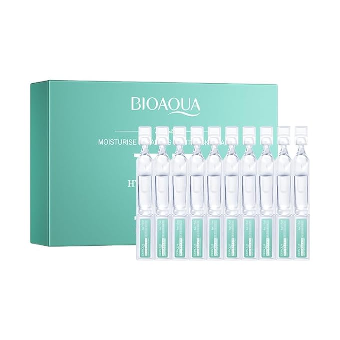 30PCS Ultra Hydrating Serum for Face, Hyaluronic Acid Serum Tubes, Hydrating, Smoother Skin, Anti-Aging serum for All Skin Tyes, Travel-Size Single-Use Vials Skincare(1.52 Fl Oz (Pack of 1))