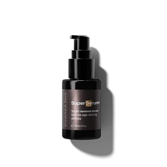 Synergie Skin – SuperSerum+ Age Defying Serum, Stimulates Collagen, Complements Anti-Wrinkle Injectables, Face Serum for Women and Men, 30 ml