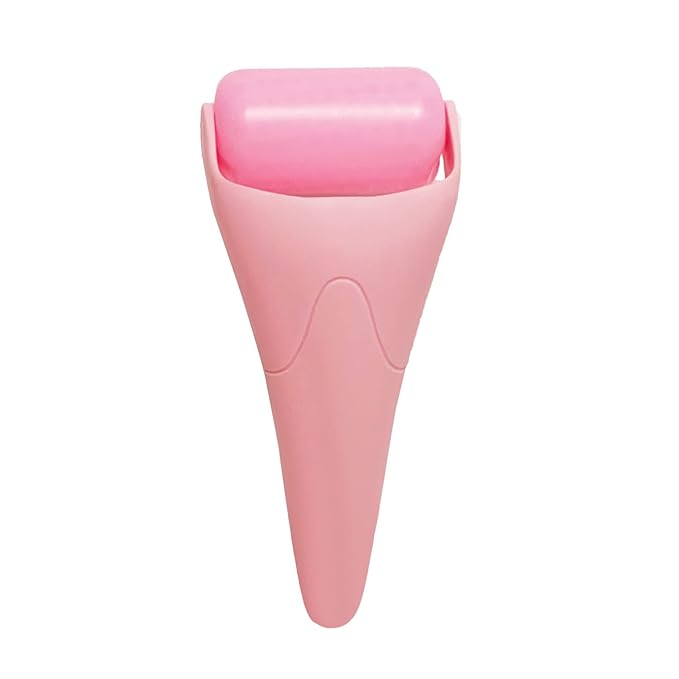Ice Roller for Face & Eye，Facial Skin Care Tools Face Roller Massager - Reduce Puffiness Migraine Pain Relief, Idea Gifts for Women Men (Pink)