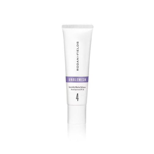 Rodan + Fields UNBLEMISH Invisible Matte Defense Broad Spectrum SPF 30 | Skincare Moisturizer | UV Skin Protection | Sunscreen Face and Neck Cream