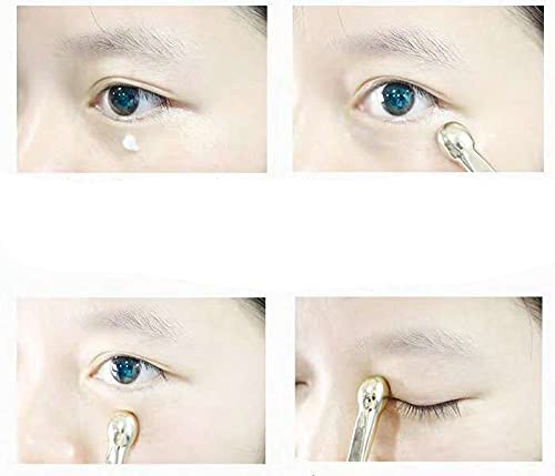 WOIWO 1 PCS Metal Cosmetics Dipping Spoon Cream Shovel Spoon Beauty Mask Small Spoon Eye Cream Stick (silver)
