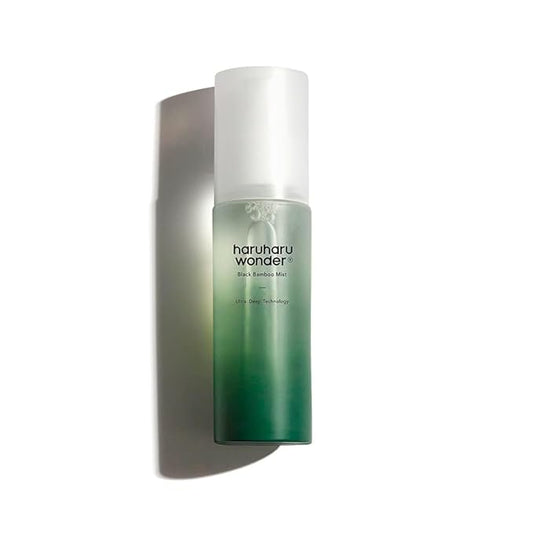 Haruharu Wonder Black Bamboo Mist - Hydrating and Firming skin, Black rice, Panax ginseng for clean and smooth skin surface (2.7 fl.oz) | Vegan, Crurelty Free, EWG-Green