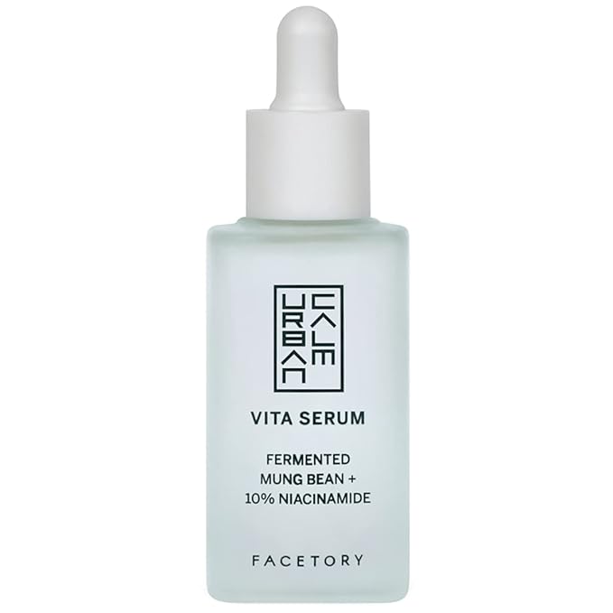 FACETORY 23 Sheet Mask Collection and Urban Calm Vita Serum Bundle - Brightening and Hydrating Skincare Set - 23 Sheet Masks and 1 Niacinamide Serum - for All Skin Types