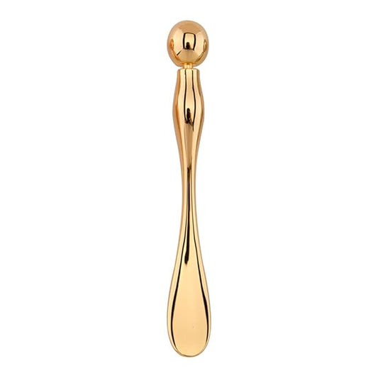 WOIWO 1 PCS Metal Cosmetics Dipping Spoon Cream Shovel Spoon Beauty Mask Small Spoon Eye Cream Stick (gold)