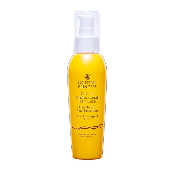 HairxOrientalprincess Cuticle Professional Hair Care Hair Serum Plus Suns, Natural Keratin Repair Plus E, 4 Concentrated Formula Hair Nourishing Vitamin (for Damaged Hair, Camellia Oil)