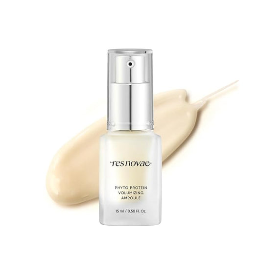 Phyto Protein Volumizing Serum – 15ml (0.5 fl oz) Facial Treatment with Botanical Extracts and Peptides – Skin Firming, Radiance Boost, Hydrating, Plumping, Tone Enhancing