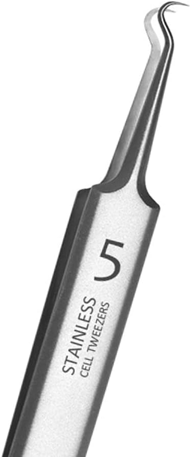 Professional Blackhead Remover Pimple Popper Tool,Comedones Extractor Acne Removal Tweezers for Blemishs，Whitehead Popping,Zit Removing for Nose Face,Stainless Steel Makeup Tool