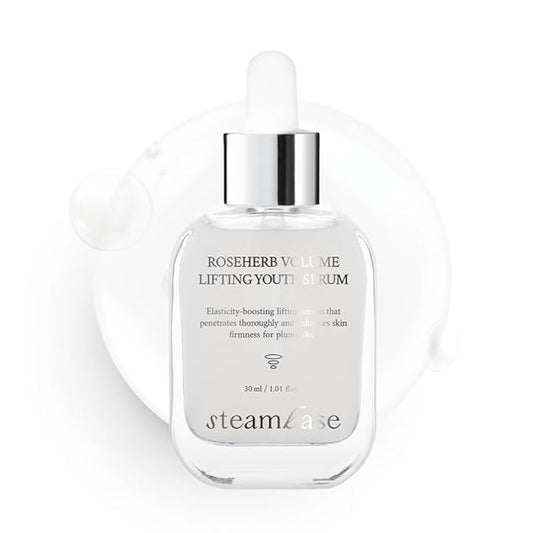 Roseherb Volume Lifting Youth Serum, 1.01 fl oz - Hydrating Peptides & Rose Herb Serum for Face, Plump, Glowy Skin | Korean Skin Care, Travel Size