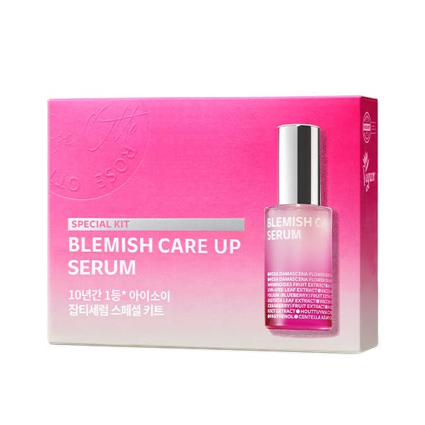 ISOI Blemish Care Up Serum Gift Set, Korean Skin Care for Hydration & Radiance – Full Size or 5-Step Travel Kit Options (5-Step Special Kit (1.77 fl.oz))