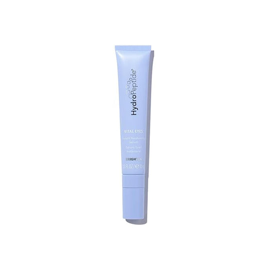HydroPeptide Vital Eyes, Instant Awakening Serum, Cooling Rollerball Under Eye Moisturizer 0.3 Ounce