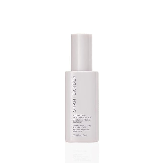 SHANI DARDEN SKIN CARE Hydration Peptide Cream, Rich Oil-Free Face Moisturizer for Dry Skin, Up To 72 Hours of Hydration Without Clogging Pores, 2.5 fl oz - Face Cream