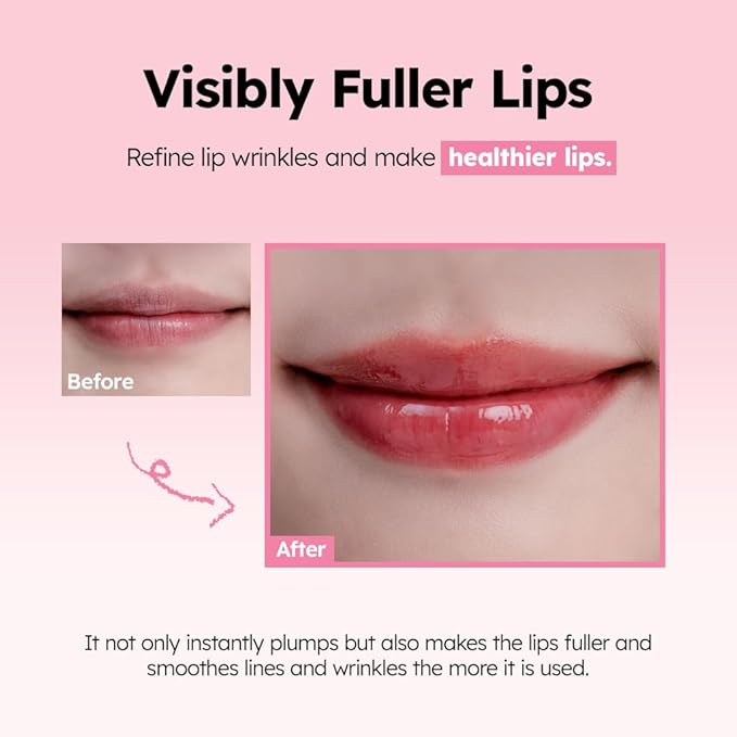 skybottle Volumizing Color Lip Balm #03 Adore Pink, Lip Plumper, Tinted Chapstick, Clean Lip Gloss, Natural Makeup, Korean Lip Balm, Girls Valentine Gift, 0.12oz