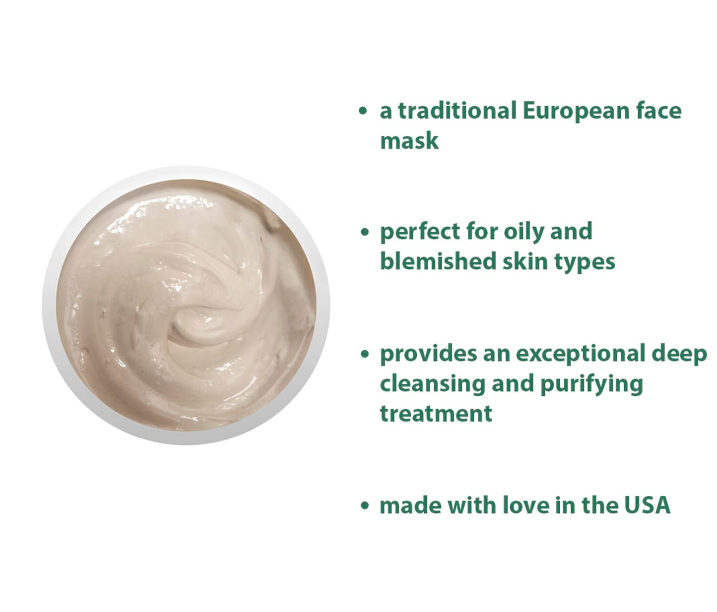 Raya Blemish Control Masque (709) | European Facial Treatment Mask for Oily and Break-Out Skin | Helps Calm Inflammations and Minimize Pores